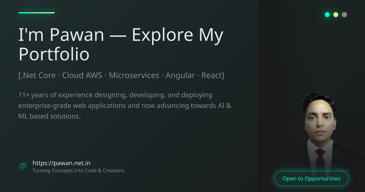 Pawan Pandey - Lead .Net Full Stack Developer | 11+ years of experience ...